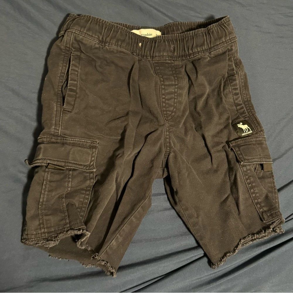 Abercrombie Kids Dark Gray Cargo Shorts